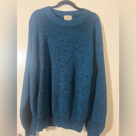 CUTE BLACK AND DEEP BLUE SWEATER - Picture 2 of 8